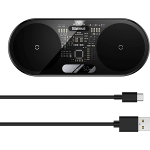 Kup Încărcător inductiv Baseus Display LED Digital 20W negru - BSU3431BLK - {ean13} - Sklep Home Screen