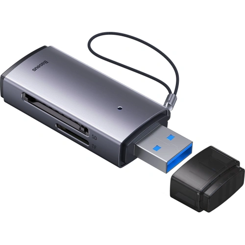 Kup Cititor de carduri SD/TF Baseus Lite Series USB gri - BSU3432GRY - {ean13} - Sklep Home Screen
