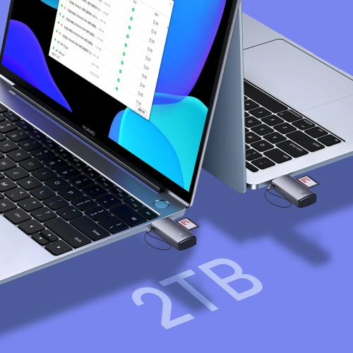 Kup Cititor de carduri SD/TF Baseus Lite Series USB gri - BSU3432GRY - {ean13} - Sklep Home Screen