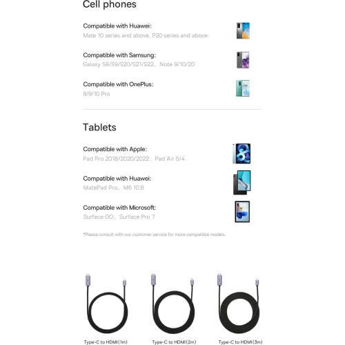 Kup Kábel Baseus High Definition Series USB-C - HDMI 2.0 4K 60Hz 2m fekete - BSU3434BLK - {ean13} - Sklep Home Screen