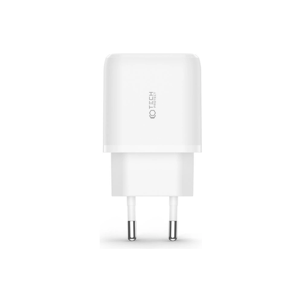 Ładowarka sieciowa Tech-Protect C20W 2-port Network Charger PD 20W QC 3.0 White