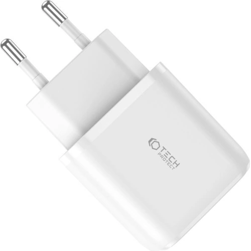Kup Netzteil-Ladegerät Tech-Protect C20W 2-Port Netzladegerät PD 20W QC 3.0 Weiß - THP1169WHT - {ean13} - Sklep Home Screen
