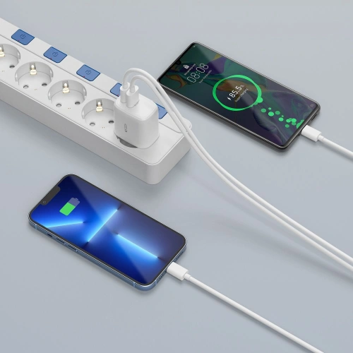 Kup Ładowarka sieciowa Tech-Protect C20W 2-port Network Charger PD 20W QC 3.0 White - THP1169WHT - {ean13} - Sklep Home Screen