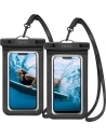 Spigen A601 Universal Waterproof Case Black [2 PACK]