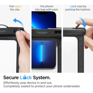 Buy Spigen A601 Universal Waterproof Case Black [2 PACK] - SPN2275BLK - {ean13} - Home Screen Store Europe