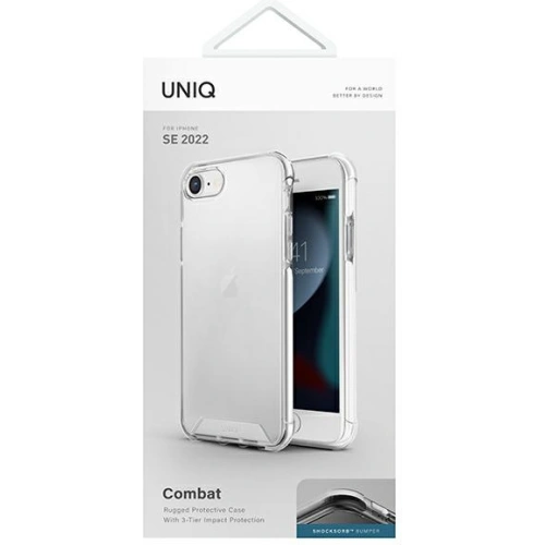 Kup Etui UNIQ Combat Apple iPhone SE 2022/SE 2020/8/7 bílý/blanc white - UNIQ638WHT - {ean13} - Sklep Home Screen
