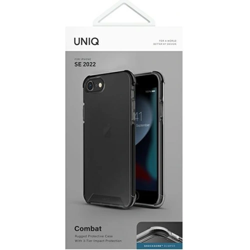 Kup Etui UNIQ Combat Apple iPhone SE 2022/SE 2020/8/7 černé/carbon black - UNIQ639BLK - {ean13} - Sklep Home Screen