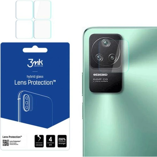 Kup Hybrides Glas für das Kameraobjektiv 3MK Lens Protection POCO F4 5G [4 PACK] - 3MK3793 - {ean13} - Sklep Home Screen