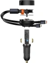 Kup Auto-Ladegerät Baseus Enjoyment 2-in-1 30W schwarz - BSU3437BLK - {ean13} - Sklep Home Screen