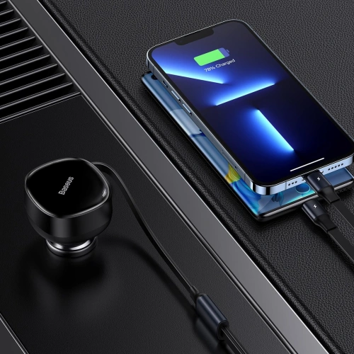 Kup Auto-Ladegerät Baseus Enjoyment 2-in-1 30W schwarz - BSU3437BLK - {ean13} - Sklep Home Screen