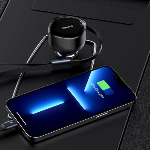 Kup Auto nabíječka Baseus Enjoyment 2w1 30W černá - BSU3437BLK - {ean13} - Sklep Home Screen