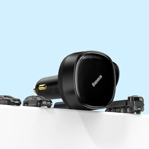 Kup Auto-Ladegerät Baseus Enjoyment 2-in-1 30W schwarz - BSU3437BLK - {ean13} - Sklep Home Screen
