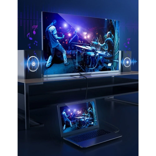 Kup Kábel Baseus HDMI 2.0 0.75m fekete - BSU3438BLK - {ean13} - Sklep Home Screen