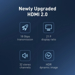 Kabel Baseus HDMI 2.0 1.5m czarny