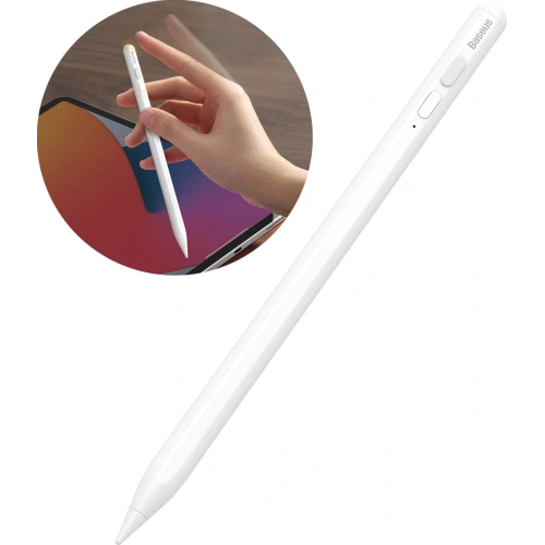 Kup Rysik pojemnościowy Baseus do iPad biały + kabel USB-C 3A 0.3m - BSU3440WHT - {ean13} - Sklep Home Screen