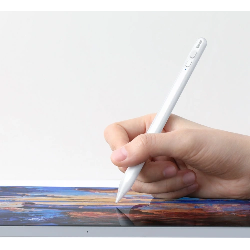 Buy Baseus Active Stylus Pen to iPad white + USB-C Cable 3A 0.3m - BSU3440WHT - {ean13} - Home Screen Store Europe