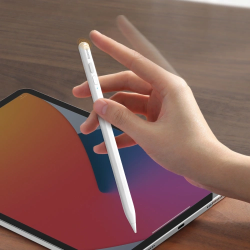 Kup Rysik pojemnościowy Baseus do iPad biały + kabel USB-C 3A 0.3m - BSU3440WHT - {ean13} - Sklep Home Screen