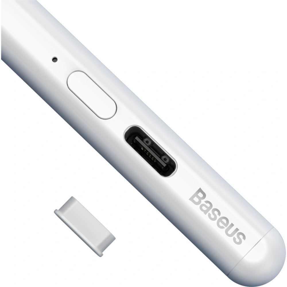 Rysik pojemnościowy Baseus do iPad biały + kabel USB-C 3A 0.3m
