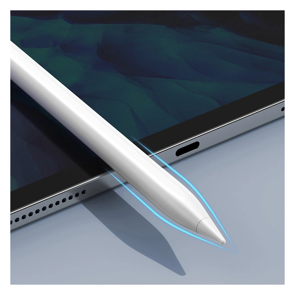 Rysik pojemnościowy Baseus do iPad biały + kabel USB-C 3A 0.3m