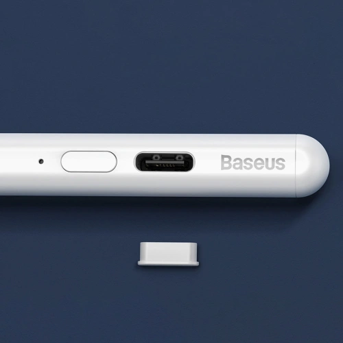Kup Rysik pojemnościowy Baseus do iPad biały + kabel USB-C 3A 0.3m - BSU3440WHT - {ean13} - Sklep Home Screen