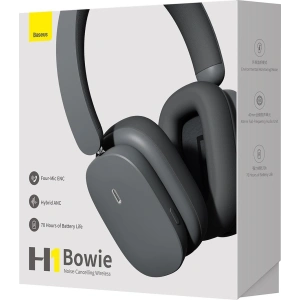 Kup Fejhallgató Baseus Bowie H1 Bluetooth 5.2 ANC szürke - BSU3441GRY - {ean13} - Sklep Home Screen