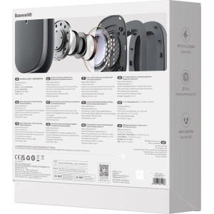 Kup Fejhallgató Baseus Bowie H1 Bluetooth 5.2 ANC szürke - BSU3441GRY - {ean13} - Sklep Home Screen