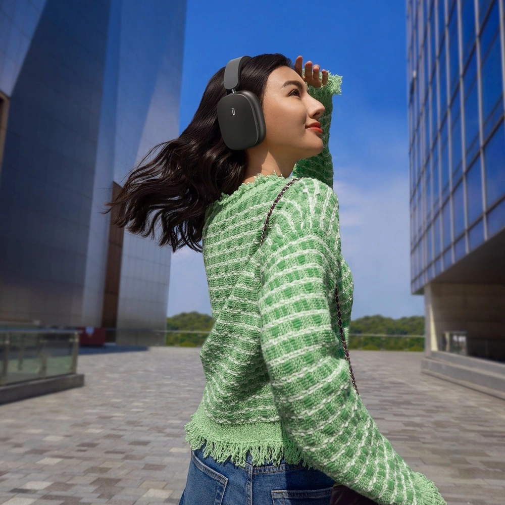 Słuchawki Baseus Bowie H1 Bluetooth 5.2 ANC szary