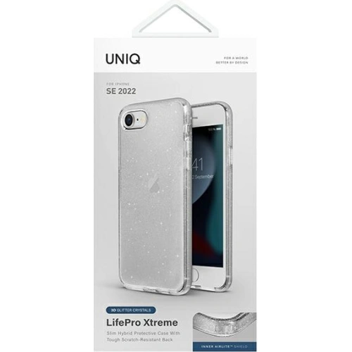 Kup Etui UNIQ LifePro Xtreme Apple iPhone SE 2022/SE 2020/8/7 przezroczysty/tinsel clear - UNIQ645CL - {ean13} - Sklep Home Screen