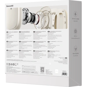 Kup Fülhallgató Baseus Bowie H1 Bluetooth 5.2 ANC fehér - BSU3442WHT - {ean13} - Sklep Home Screen