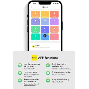 Kup Fülhallgató Baseus Bowie H1 Bluetooth 5.2 ANC fehér - BSU3442WHT - {ean13} - Sklep Home Screen