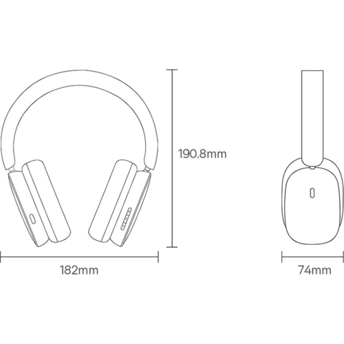 Kup Fülhallgató Baseus Bowie H1 Bluetooth 5.2 ANC fehér - BSU3442WHT - {ean13} - Sklep Home Screen