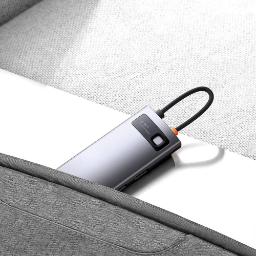 Kup Hub Baseus Metal Gleam Series 4-in-1 USB-C - 3 x USB 3.2 Gen.1 + RJ45 - BSU3443 - {ean13} - Sklep Home Screen