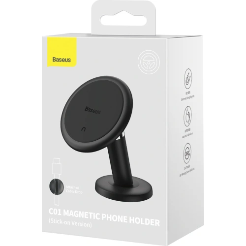Buy Baseus C01 Dashboard Car Mount Holder black - BSU3444BLK - {ean13} - Home Screen Store Europe