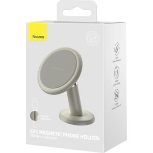 Kup Magnetische Auto-Halterung Baseus C01 Armaturenbrett weiß - BSU3445WHT - {ean13} - Sklep Home Screen