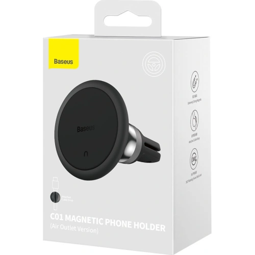 Kup Următorul text tradus în română este:Magnetul de suport auto Baseus C01 Air Vent negru - BSU3446BLK - {ean13} - Sklep Home Screen