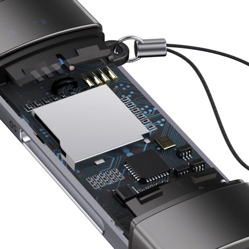 Kup Cititor de carduri SD/TF Baseus Lite Series USB-A/USB-C gri - BSU3448GRY - {ean13} - Sklep Home Screen