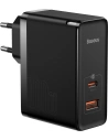 Hálózati töltő Baseus GaN5 Pro USB-C/USB 100W PD 3.0 QC4.0+ AFC fekete