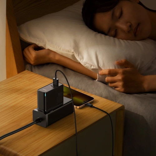 Kup Síťová nabíječka Baseus GaN5 Pro USB-C/USB 100W PD 3.0 QC4.0+ AFC černá - BSU3449BLK - {ean13} - Sklep Home Screen