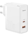Töltő Baseus GaN5 Pro USB-C/USB 100W PD 3.0 QC4 .0+ AFC fehér