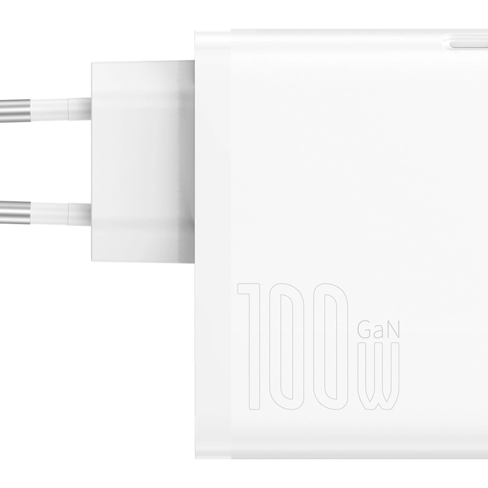 Ładowarka sieciowa Baseus GaN5 Pro USB-C/USB 100W PD 3.0 QC4 .0+ AFC biały