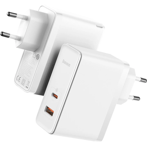 Kup Töltő Baseus GaN5 Pro USB-C/USB 100W PD 3.0 QC4 .0+ AFC fehér - BSU3450WHT - {ean13} - Sklep Home Screen