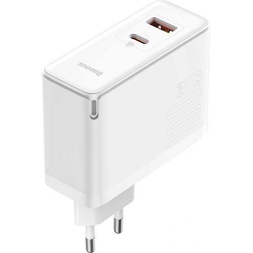 Kup Töltő Baseus GaN5 Pro USB-C/USB 100W PD 3.0 QC4 .0+ AFC fehér - BSU3450WHT - {ean13} - Sklep Home Screen