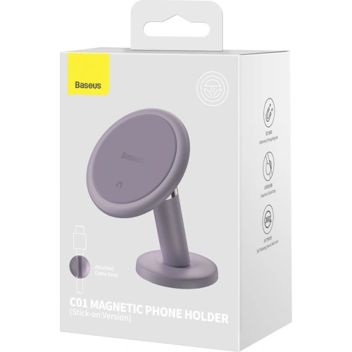 Kup Magnetice suport auto Baseus C01 Dashboard violet - BSU3451PRP - {ean13} - Sklep Home Screen
