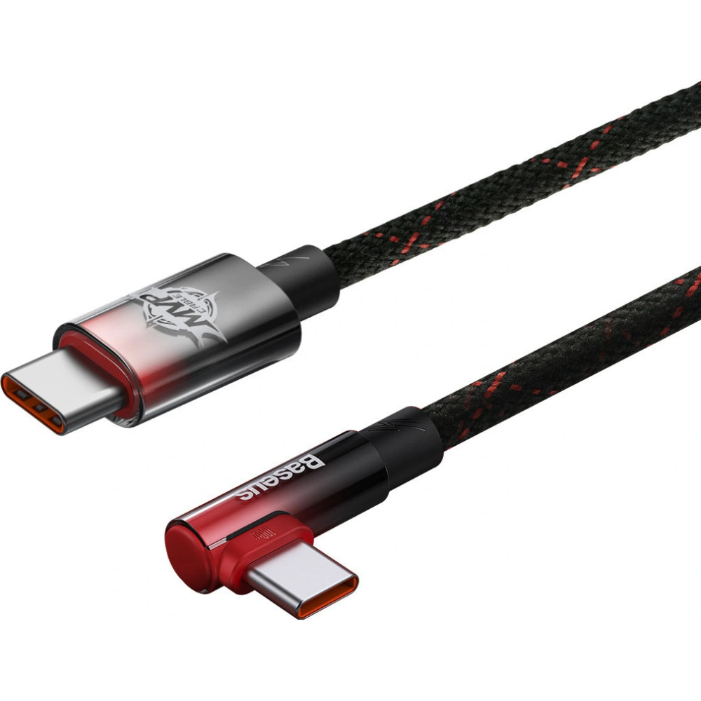 Kabel kątowy Baseus MVP Elbow USB-C - USB-C PD 100W 1m 5A niebieski
