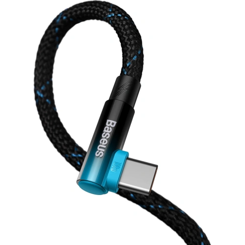 Kup Cablul unghiular Baseus MVP Elbow USB-C - USB-C PD 100W 2m 5A albastru - BSU3455BLU - {ean13} - Sklep Home Screen