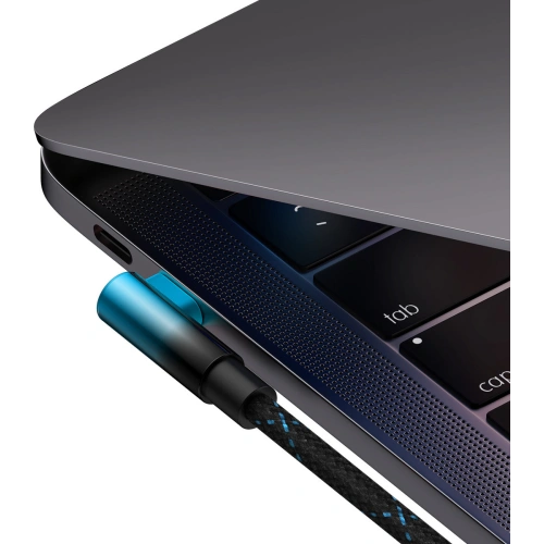 Kup Cablul unghiular Baseus MVP Elbow USB-C - USB-C PD 100W 2m 5A albastru - BSU3455BLU - {ean13} - Sklep Home Screen
