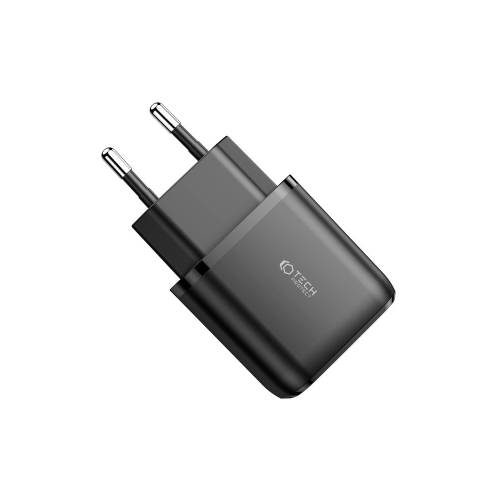 Ładowarka sieciowa Tech-Protect C20W 2-port Network Charger PD 20W QC 3.0 Black