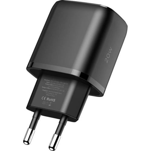 Kup Ładowarka sieciowa Tech-Protect C20W 2-port Network Charger PD 20W QC 3.0 Black - THP1170BLK - {ean13} - Sklep Home Screen