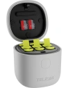 Buy Telesin 3-slot waterproof charger Allin box for GoPro Hero 9 / Hero 10 + 2 batteries (GP-BTR-905-GY-B) - TLS091 - {ean13} - Home Screen Store Europe