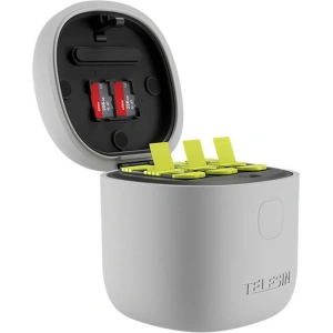 Buy Telesin 3-slot waterproof charger Allin box for GoPro Hero 9 / Hero 10 + 3 batteries (GP-BTR-906-GY-B) - TLS092 - {ean13} - Home Screen Store Europe